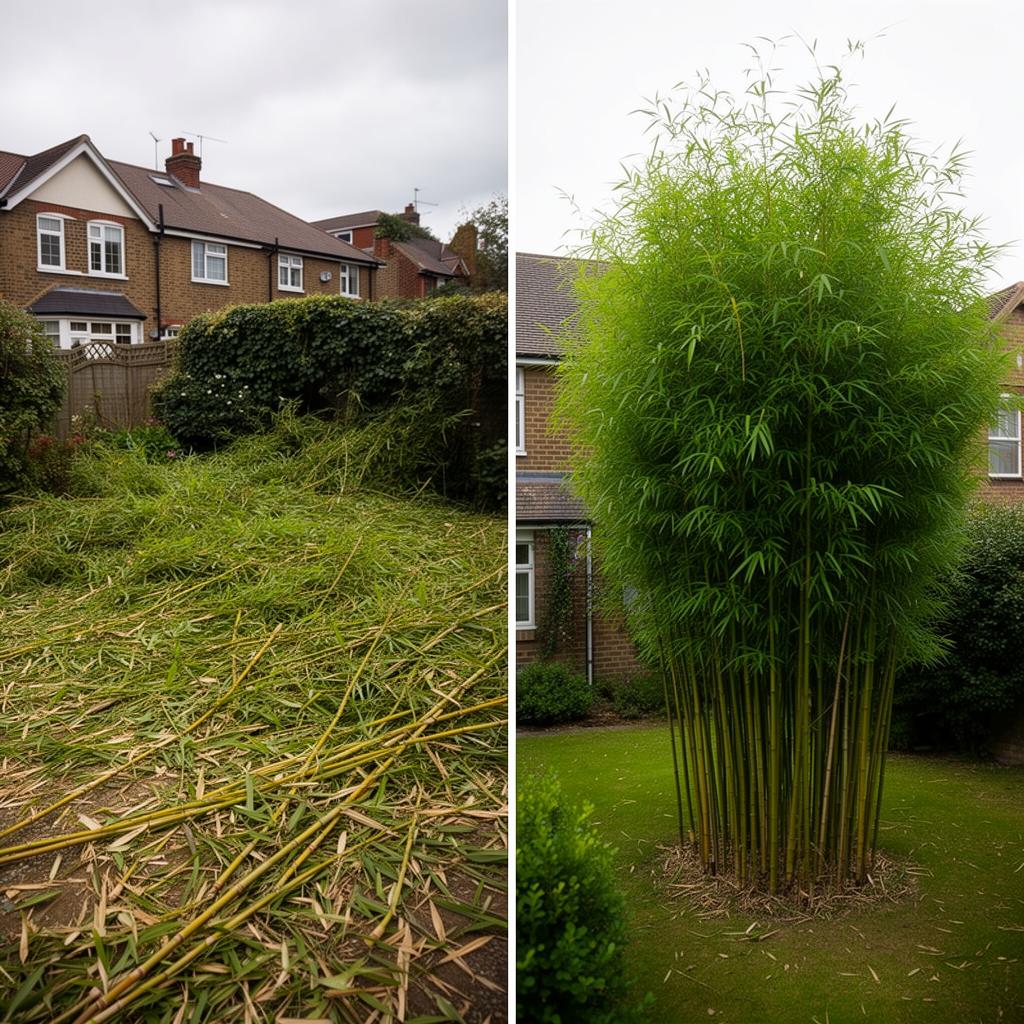 Visual comparison: Running vs Clumping Bamboo: The Complete UK Comparison